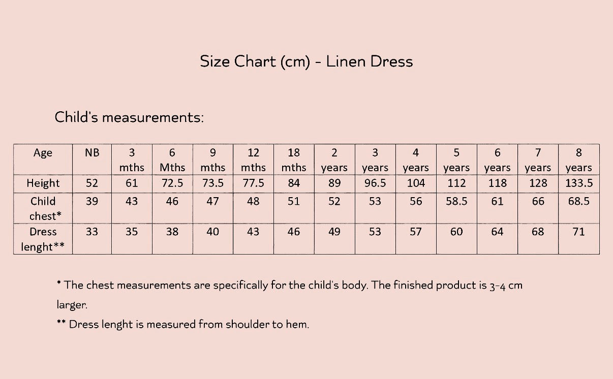 Linen Handmade Embroidered Dresses