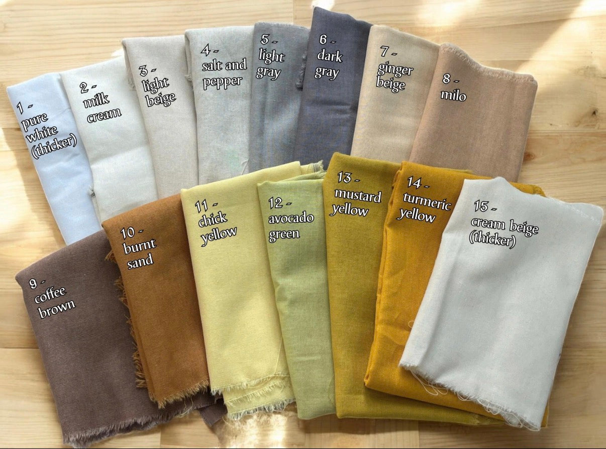 Linen Handmade Embroided Crowns